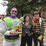Greg Peterson as Buzz Lightyear and Kevin Tollbert as Woody with Dean Terpenny