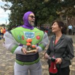 Greg Peterson as Buzz Lightyear with Dean Terpenny